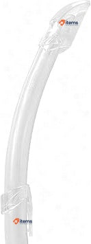 Cressi Mexico Snorkel Tube, Unisex - Adult, Transparent, A Size Clear Snorkels