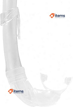 Cressi Mexico Snorkel Tube, Unisex - Adult, Transparent, A Size Clear Snorkels