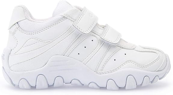 Geox Boys J CRUSH M Sneakers White Boy Shoes Size 35EU / UK2.5 Stylish Trainers