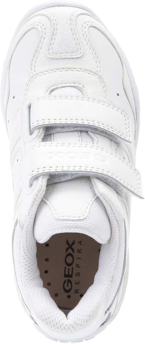Geox Boys J CRUSH M Sneakers White Boy Shoes Size 35EU / UK2.5 Stylish Trainers