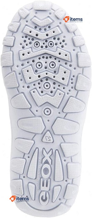 Geox Boys J CRUSH M Sneakers White Boy Shoes Size 35EU / UK2.5 Stylish Trainers