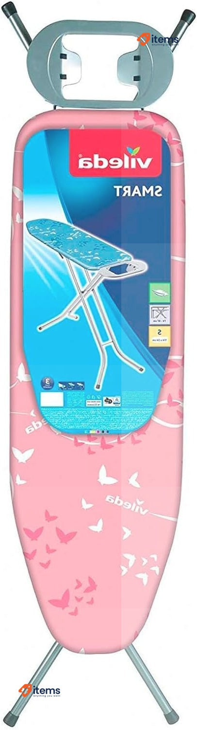 Vileda Ironing Board Pink Vileda Smart <p>Extra handy due to the size, Steam