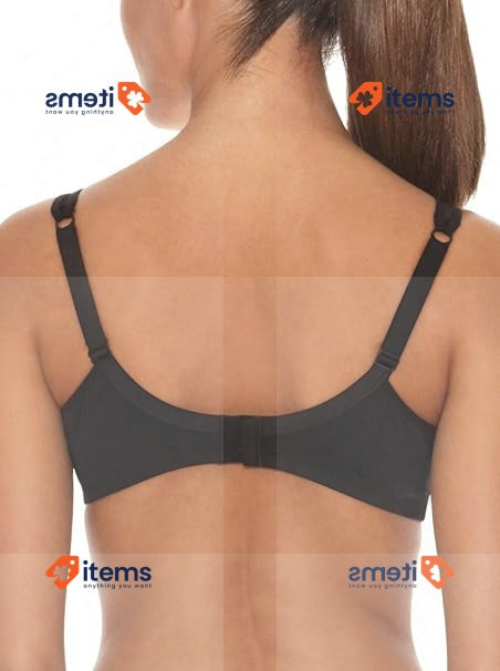 DIM Women's Everyday Bra With Generous Armatures Classic x1, Black, 105C 3983