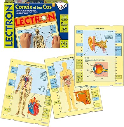 Lectron coneix el teu cos, Educational Game from 7 Years Old in Catalan