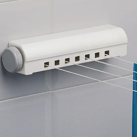 Rayen Extendible Washing Line, 14 M long
White and Grey