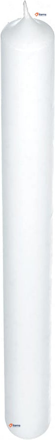 Rayher Plain White Taper Candle For First Communion Baptism Wedding Wax DIY 40cm