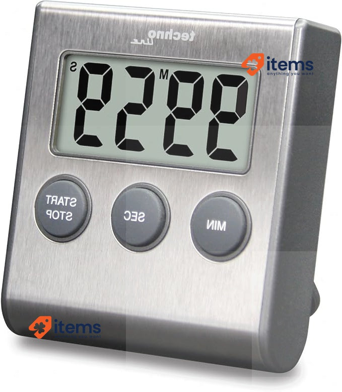 Technotrade Technoline KT 200-Digital Kitchen Timer Silver