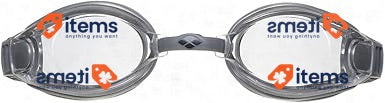 Arena Zoom X-Fit Goggles Silver Clear Swimming Glasses Black Anti-Fog Unisex