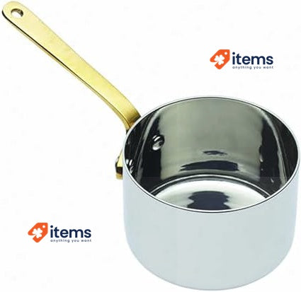 Masterclass MCCMSAUSS Professional Stainless Steel Mini Saucepan6.5 Cm Silver