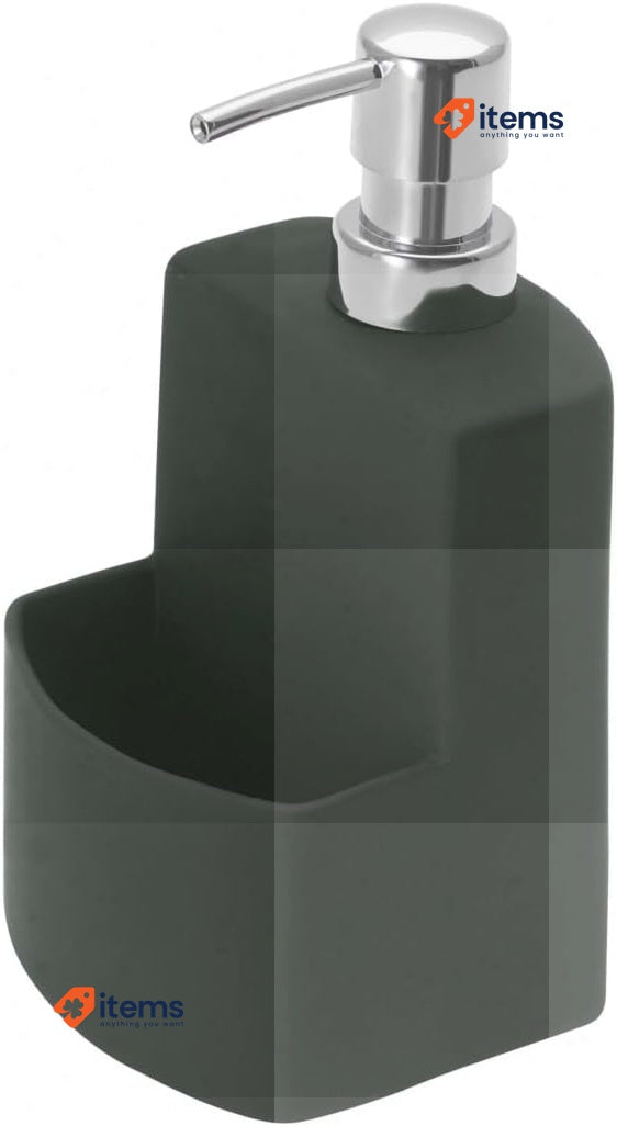 Wenko Festive 3620117100 Washing-Up Liquid Dispenser, Black