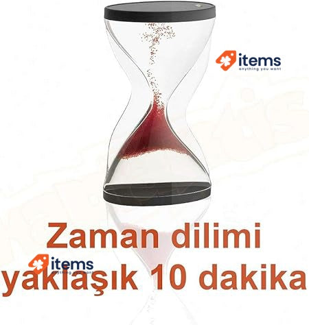 TFA Dostmann CONTRA - Hourglass Red Color, 1 Pack Kitchen Timers
