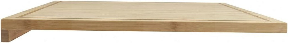 AMBIANCE NATURE 508815 Cutting Board With Rim Bamboo 52.5×46 X 1.9 Cm - 1.9CM