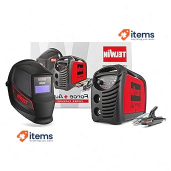 Telwin 815857 Electrode Welding Inverter, Force 165 Val+ acc., Red