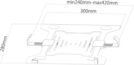 PureMounts PM-ADAPT-A Universal VESA Adaptor For LED Black