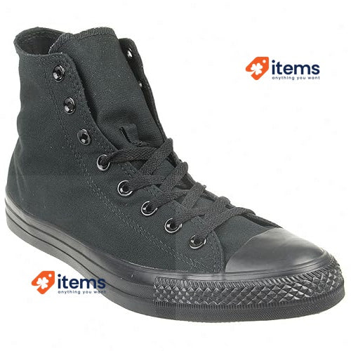 Converse All Star Hi Canvas Unisex Black Size UK Men s 6.5, Women s 8.5, EU 39.5