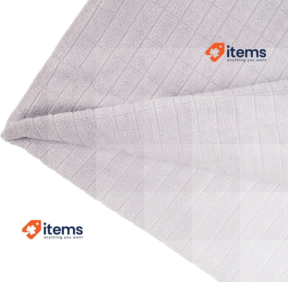 Gözze Set Of 3 Tea Towels Microfibre Cm Anthracite Dishcloths Gözze - 50 x 70 cm