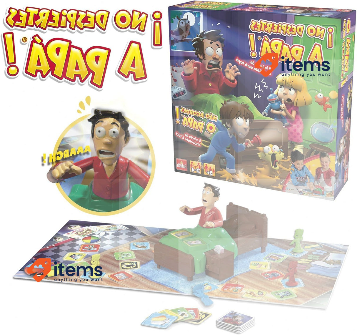 Goliath Don't Wake Up Dad Kids Board Game Goliath - PAPA 4 Skill Whole Family