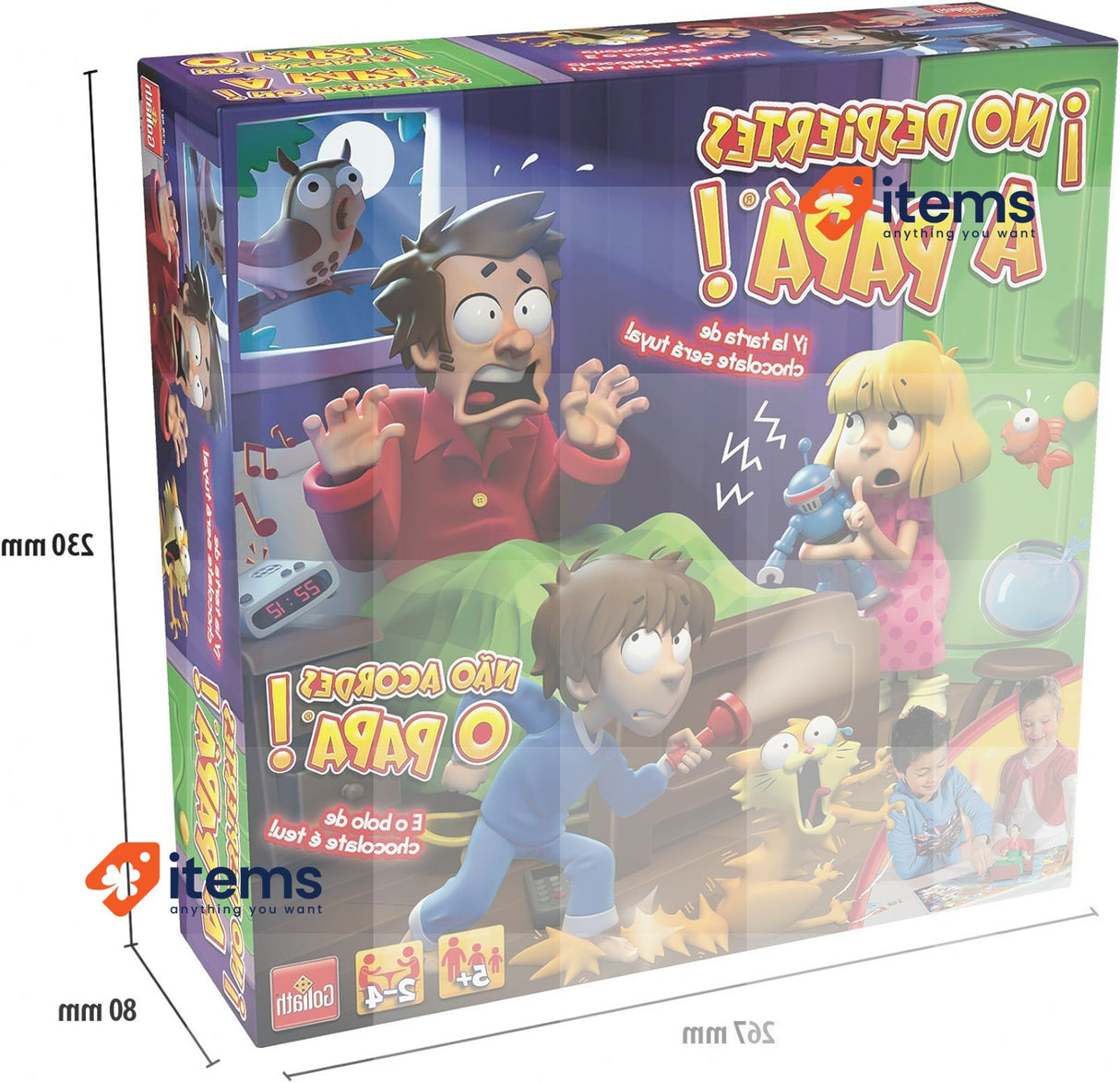 Goliath Don't Wake Up Dad Kids Board Game Goliath - PAPA 4 Skill Whole Family