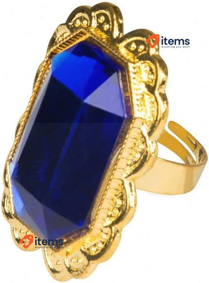 Boland 00636 - Set Of Rings With Fake Gemstones, 8 PC, 10 Years And Up Statement