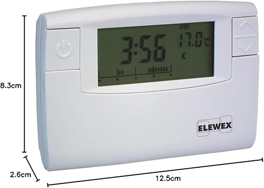 VEMER Digital Wall Thermostat for Boiler, Weekly Programming White