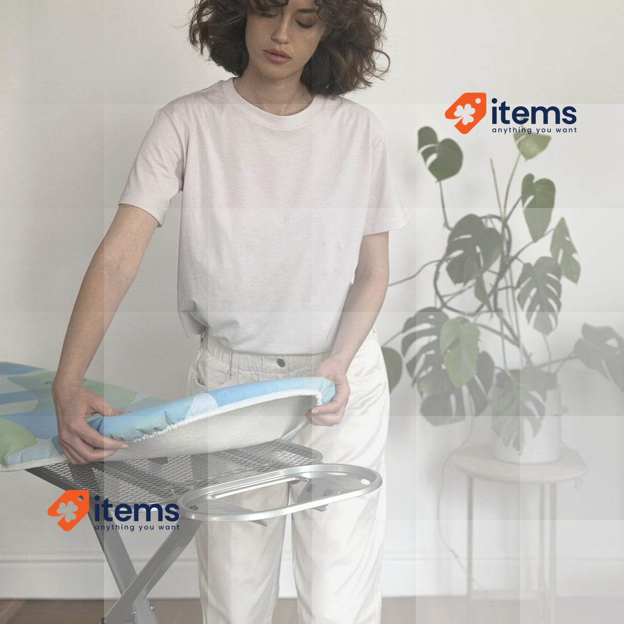 Vileda 2-in-1 Premium Ironing Board Cover Color May Vary 110 - 130 x 30 - 45 cm