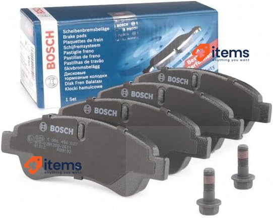 Bosch BP318 - Brake Pads Car Front Axle Reduced Noise and Dust 1 Set of 4 Pads