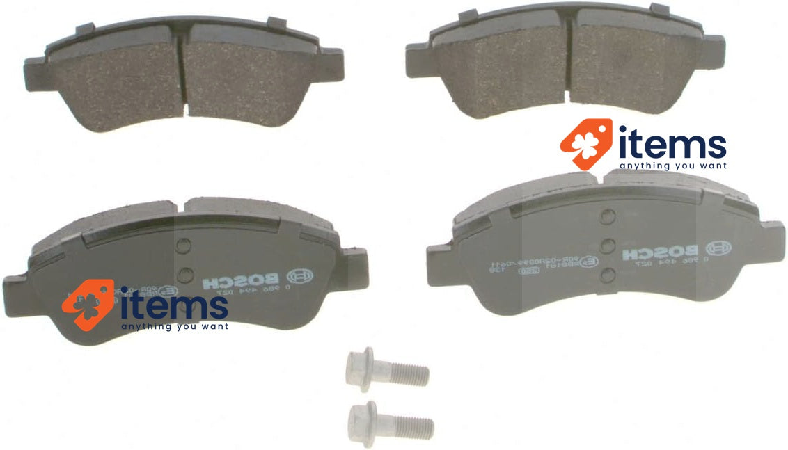 Bosch BP318 - Brake Pads Car Front Axle - Bosch Quality 1 Set of 4 pads