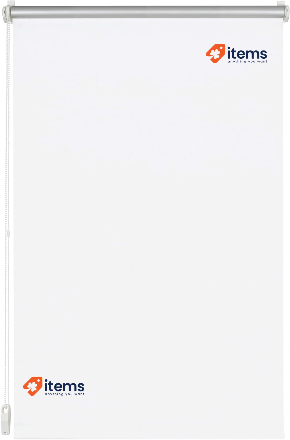 Gardinia EASYFIX Rollo Thermo 244 90 x 210, Fabric, White, 90 x 210 cm