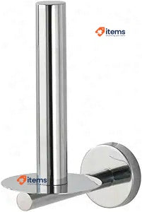 Wenko Toilet Roll Holder Spare Bosio Shine Silver Stainless Soporte Para Rollos