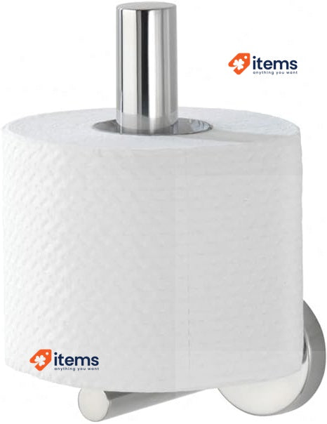 Wenko Toilet Roll Holder Spare Bosio Shine Silver Stainless Soporte Para Rollos