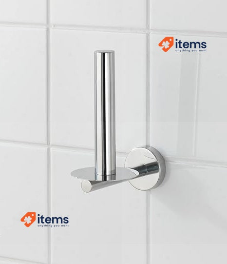 Wenko Toilet Roll Holder Spare Bosio Shine Silver Stainless Soporte Para Rollos