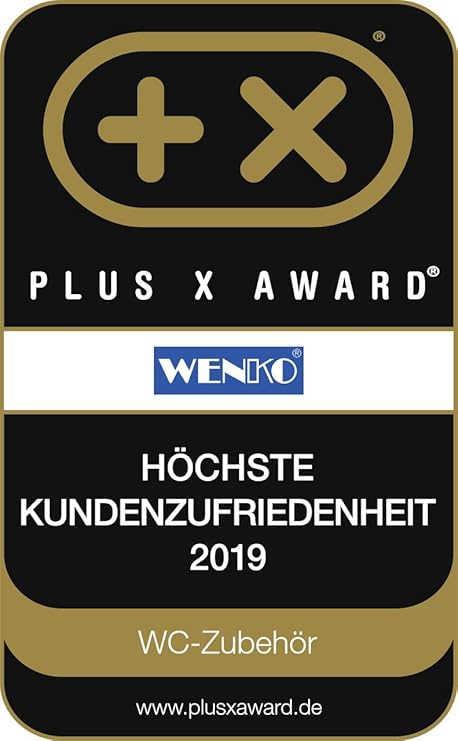 Wenko Toilet Roll Holder Spare Roll Bosio Shine Silver