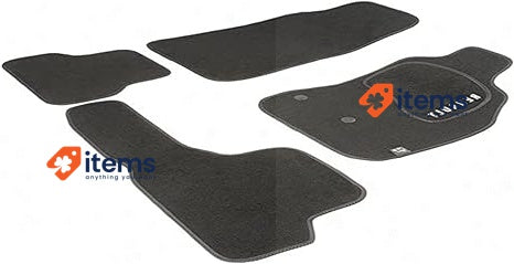Black Floor Mats for Renault MEGANE Coupe 3 Doors from 2009 to 2015 964 N1.4626