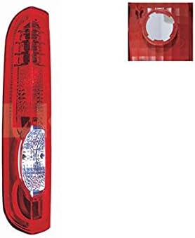 Depo 2202754 Tail Lamp without Bulb Holder Red