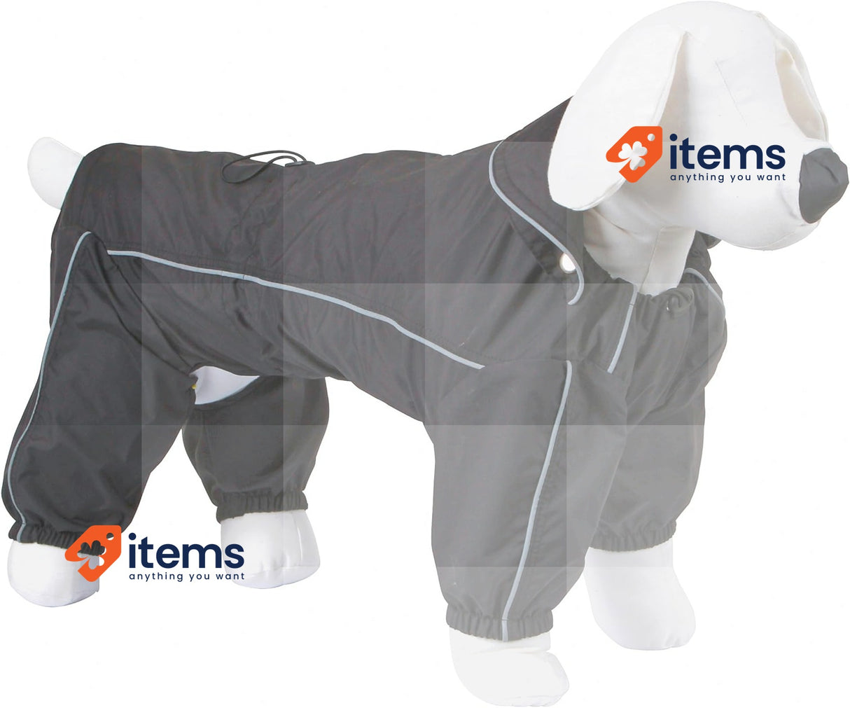 Kerbi Manchester - Waterproof for dogs, Black, L