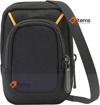 Amazon Basics Medium Point And Shoot Camera Case, Black, Solid 10.2x6.1x2.5 Cm