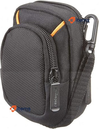 Amazon Basics Medium Point And Shoot Camera Case, Black, Solid 10.2x6.1x2.5 Cm
