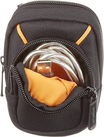 Amazon Basics Medium Point and Shoot Camera Case, Black, Solid