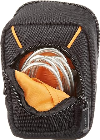 Amazon Basics Large Point and Shoot Camera Case, Interior dimension Black Solid