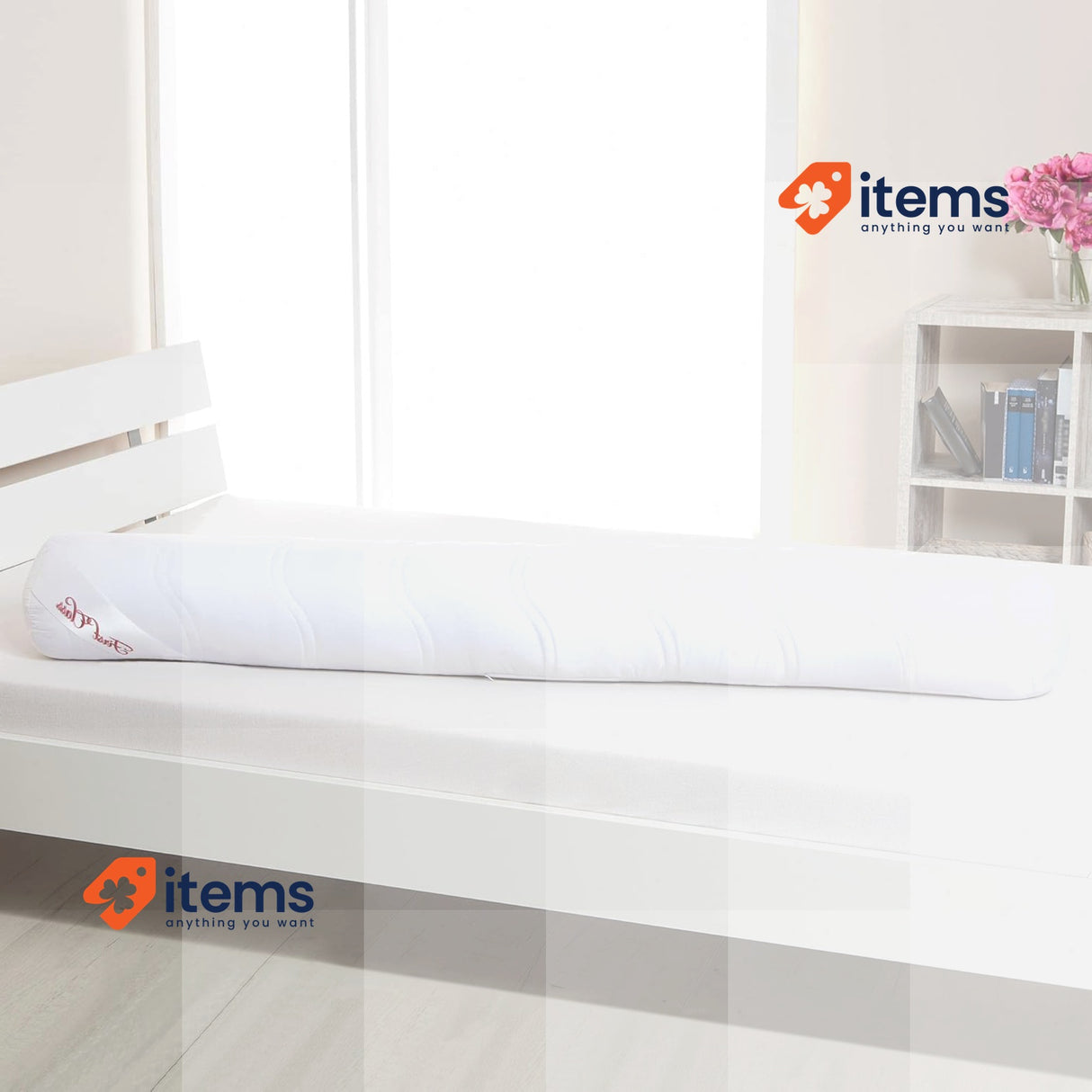 Celinatex First Class Body Pillow Zip Closure Microfibre Ø20 X 120 Cm Bed 40