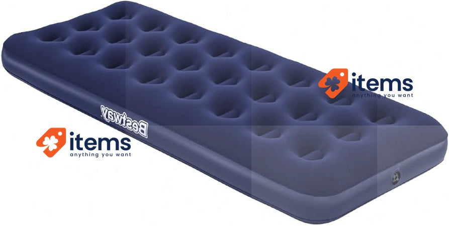 Bestway Pavillo Single Size Air Bed Inflatable Outdoor Indoor for Camping Blue
