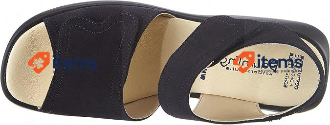 Däumling Funny Franzi Girl s Sandals Blue Turino Ozean47, Kid s Size 10UK, 28EU