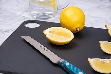 ARCOS Cutting Board with Hole Hanger, Smooth Surface for Chopping Food Black
