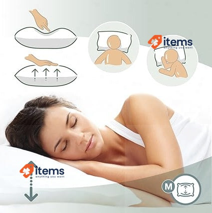 Savel Anti-Mite Pillowcases 70x40cm in White Pillow Cases to Prevent Mites