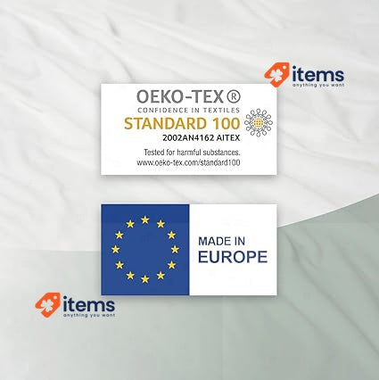 Savel Anti-Mite Pillowcases 70x40cm in White Pillow Cases to Prevent Mites