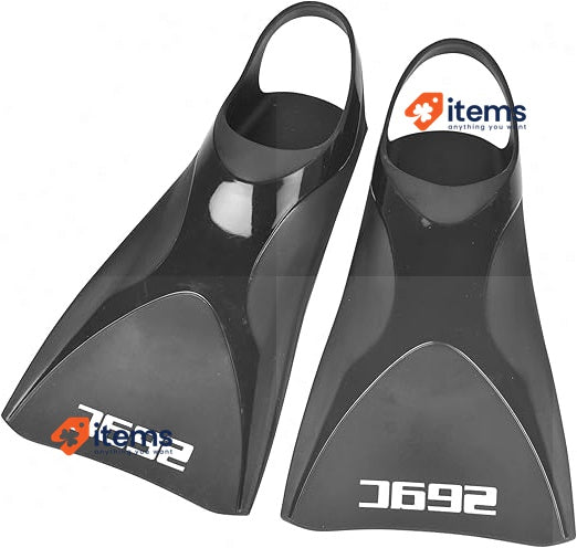 SEAC Atom Fins Swimming For Training In The Pool And Sea Black Small Fin