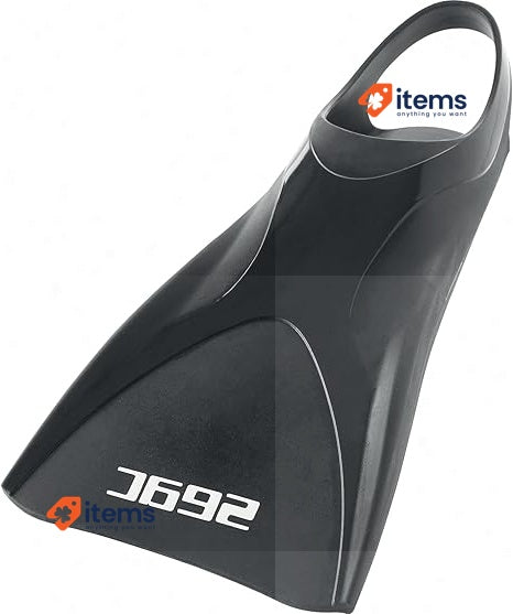 SEAC Atom Fins Swimming For Training In The Pool And Sea Black Small Fin