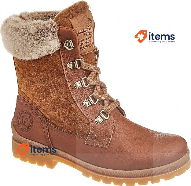 Panama Jack Women s Tuscani Combat Boots, Brown, Size 10 UK (38 EUR) PT153513