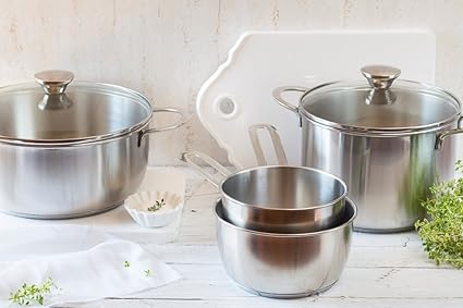 Braisogona Ancora Stainless Steel Casserole, 26 cm