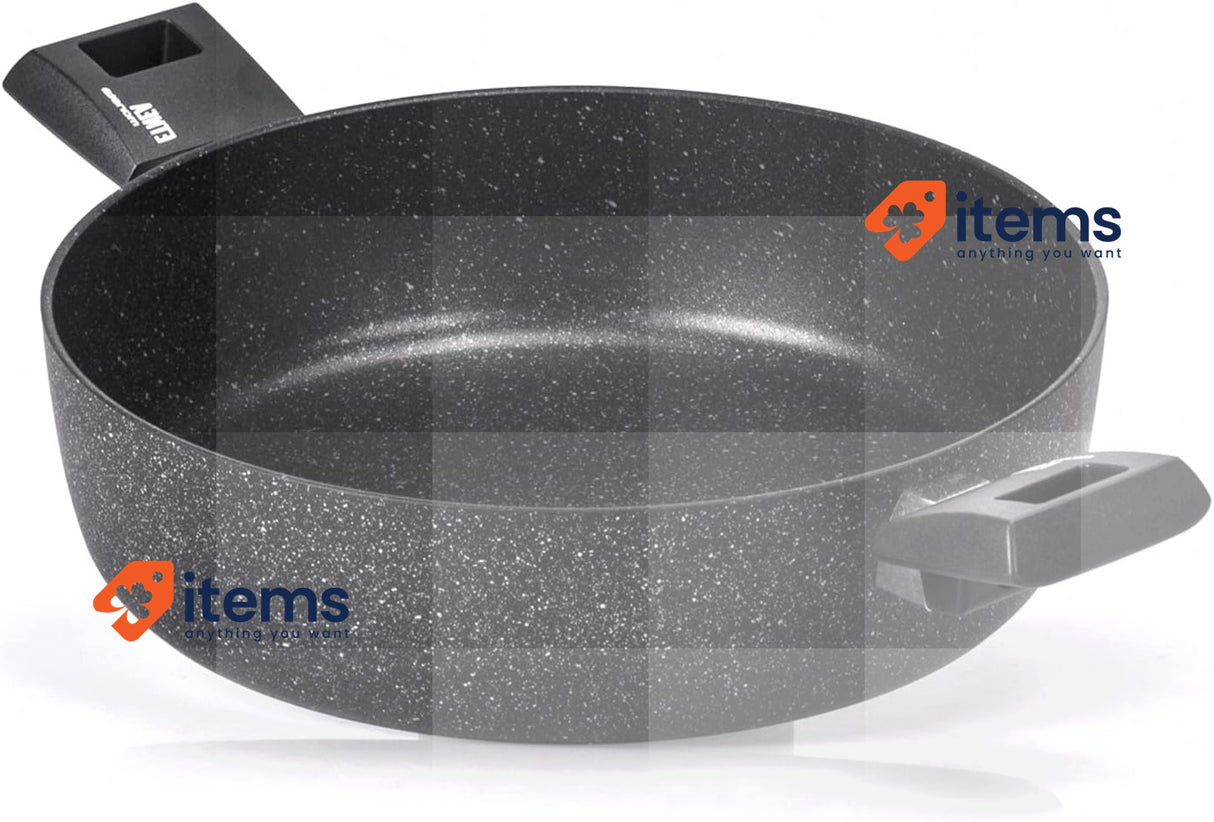 Moneta Etnea Artech Ultra Sauté, Black 28 Cm Saucepans Stockpots